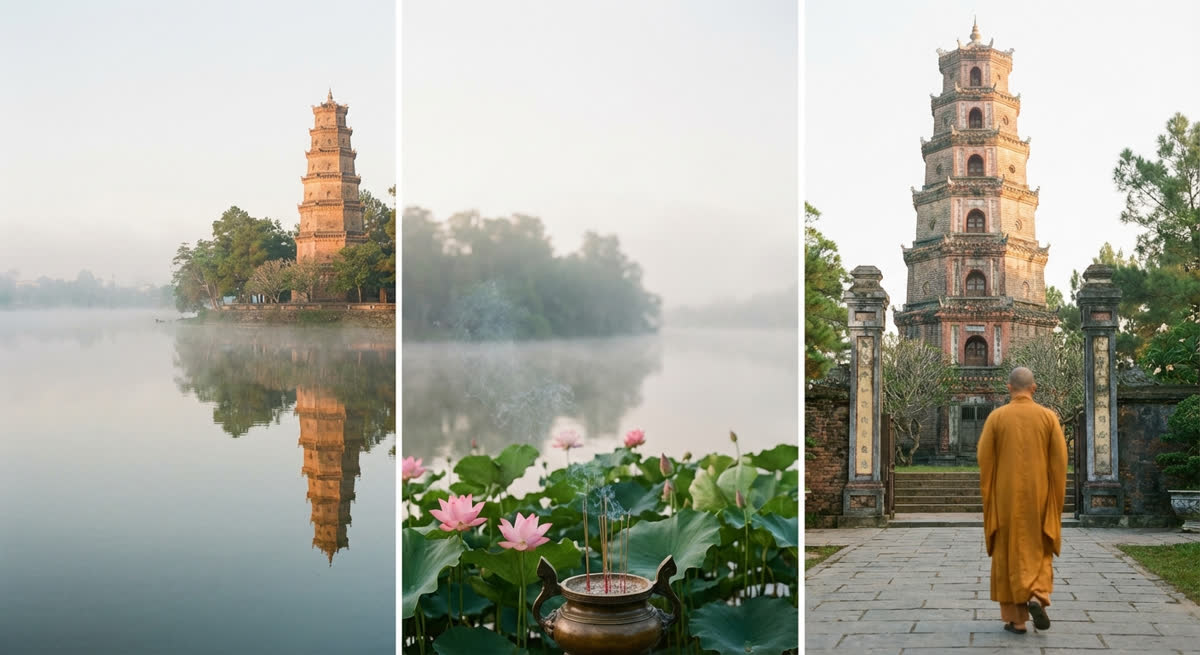 フエのティエンムー寺